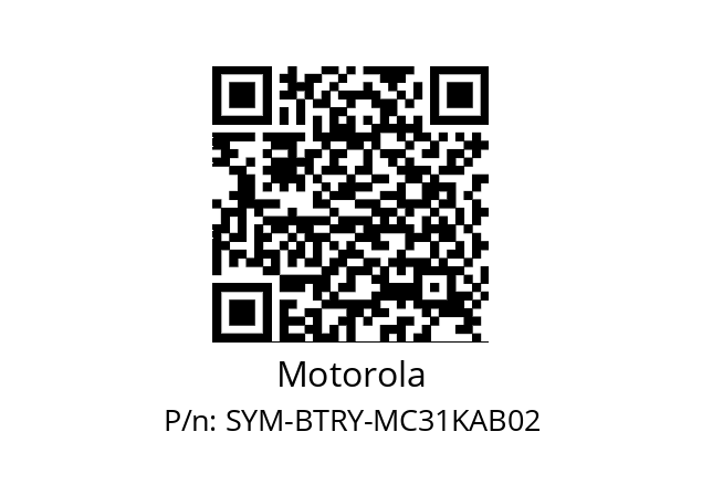   Motorola SYM-BTRY-MC31KAB02