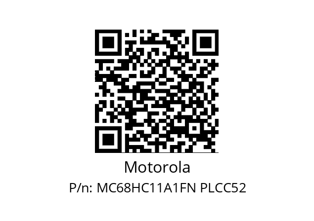   Motorola MC68HC11A1FN PLCC52