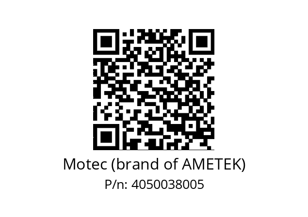   Motec (brand of AMETEK) 4050038005