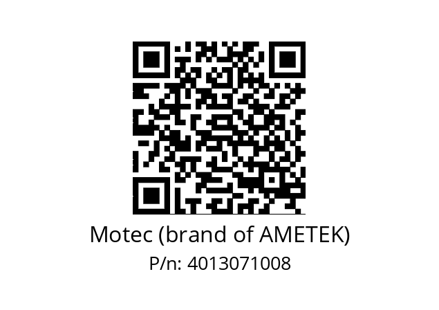   Motec (brand of AMETEK) 4013071008