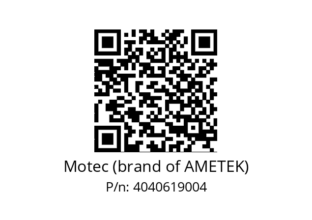   Motec (brand of AMETEK) 4040619004