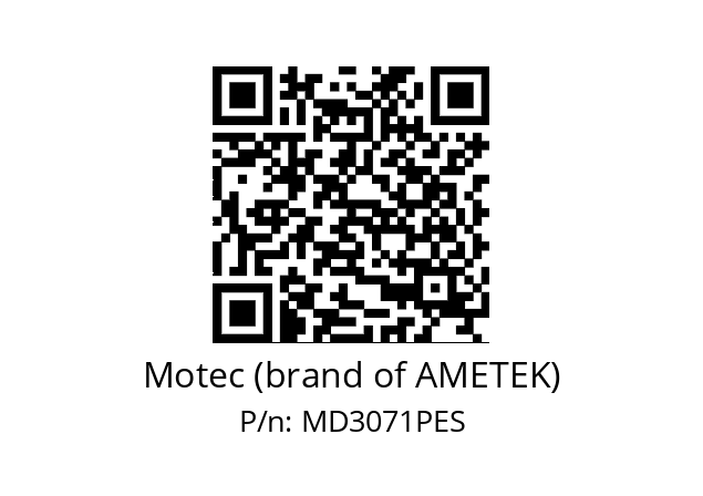   Motec (brand of AMETEK) MD3071PES