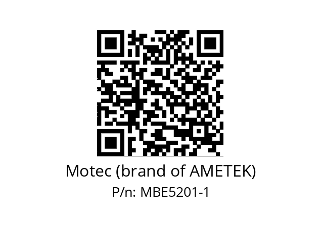   Motec (brand of AMETEK) MBE5201-1