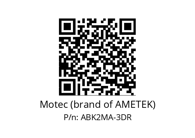   Motec (brand of AMETEK) ABK2MA-3DR