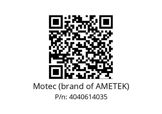   Motec (brand of AMETEK) 4040614035