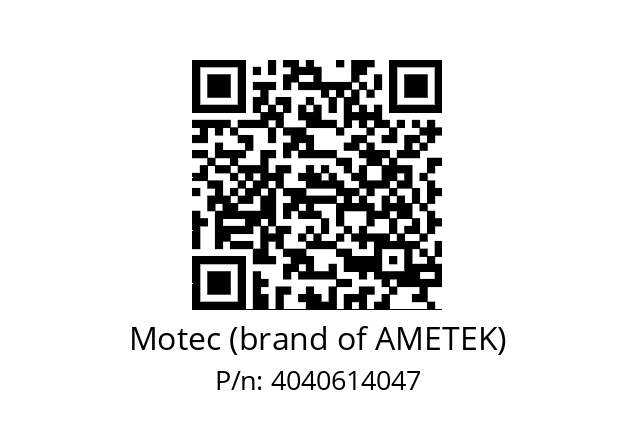   Motec (brand of AMETEK) 4040614047