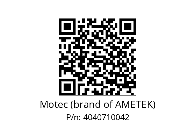   Motec (brand of AMETEK) 4040710042