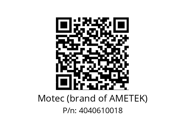   Motec (brand of AMETEK) 4040610018