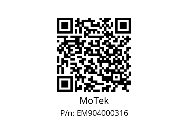   MoTek EM904000316