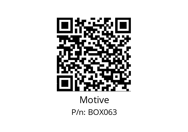   Motive BOX063