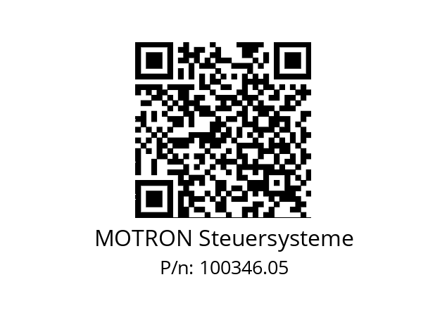   MOTRON Steuersysteme 100346.05