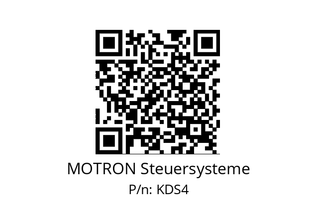   MOTRON Steuersysteme KDS4