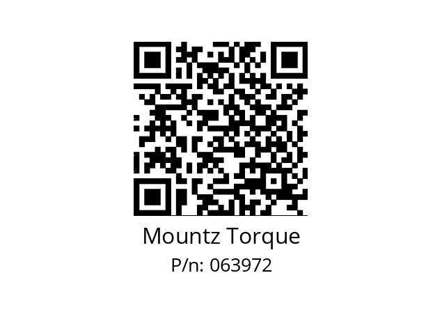   Mountz Torque 063972