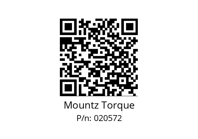   Mountz Torque 020572