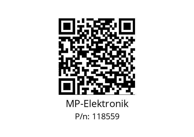   MP-Elektronik 118559