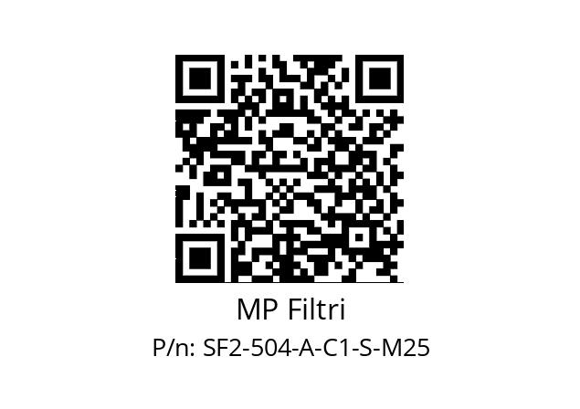   MP Filtri SF2-504-A-C1-S-M25