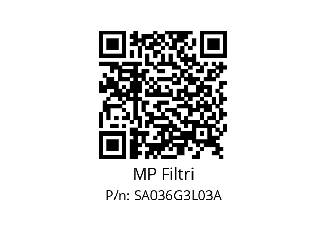   MP Filtri SA036G3L03A