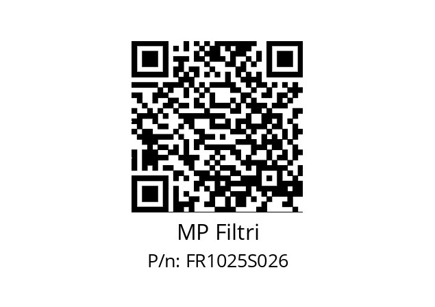   MP Filtri FR1025S026