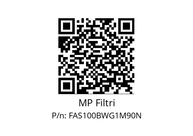   MP Filtri FAS100BWG1M90N