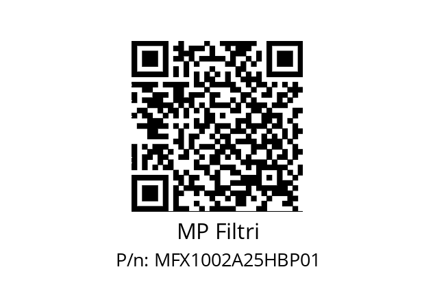   MP Filtri MFX1002A25HBP01