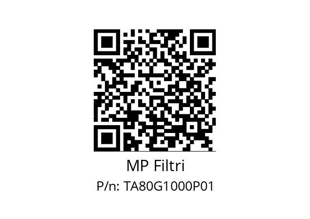   MP Filtri TA80G1000P01