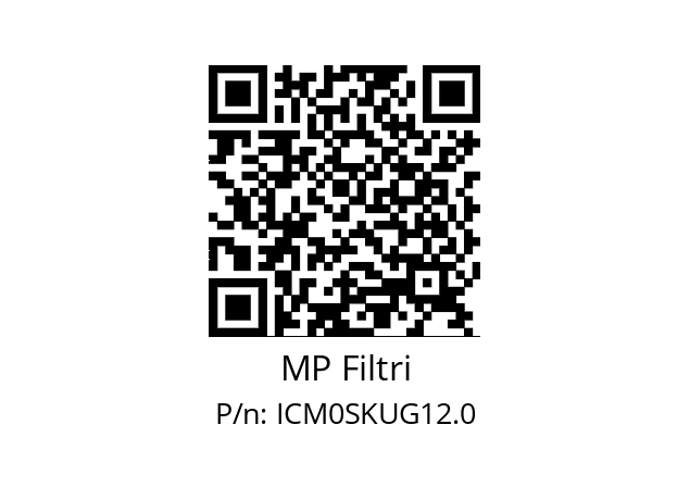   MP Filtri ICM0SKUG12.0