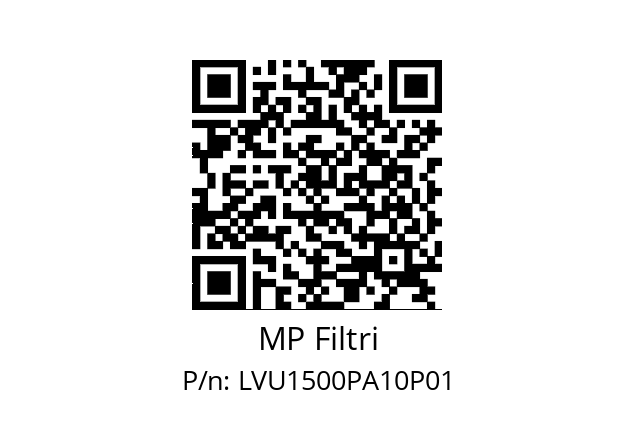   MP Filtri LVU1500PA10P01