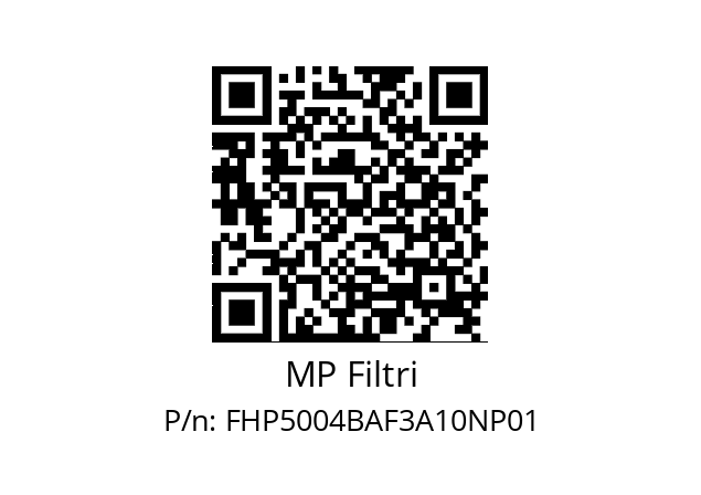   MP Filtri FHP5004BAF3A10NP01