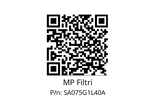   MP Filtri SA075G1L40A