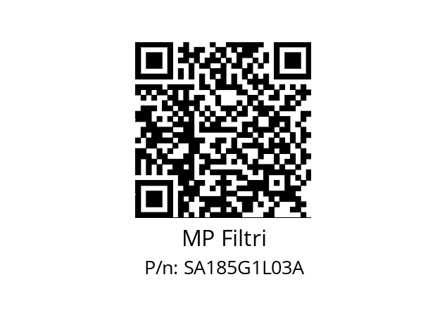   MP Filtri SA185G1L03A