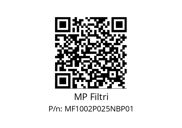   MP Filtri MF1002P025NBP01