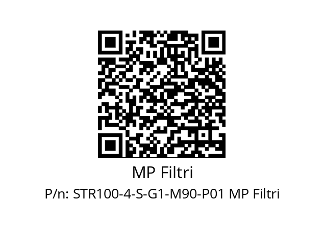   MP Filtri STR100-4-S-G1-M90-P01 MP Filtri