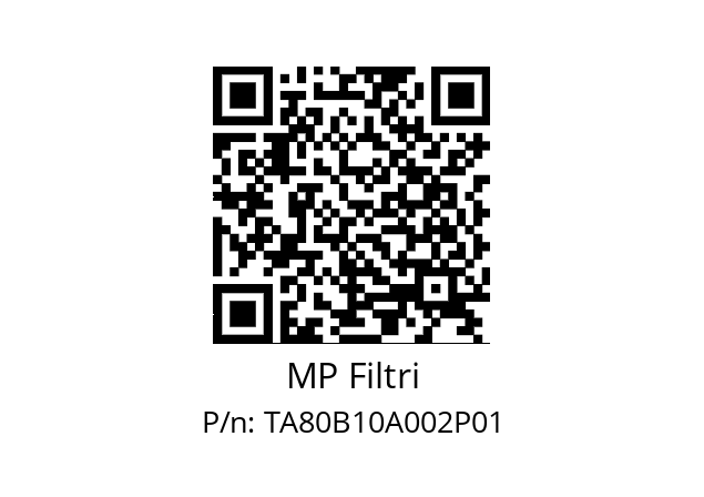   MP Filtri TA80B10A002P01