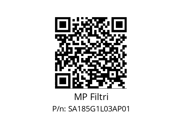   MP Filtri SA185G1L03AP01