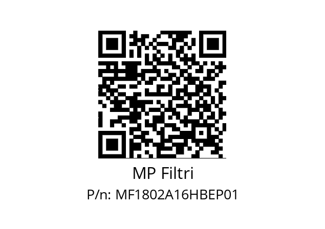   MP Filtri MF1802A16HBEP01