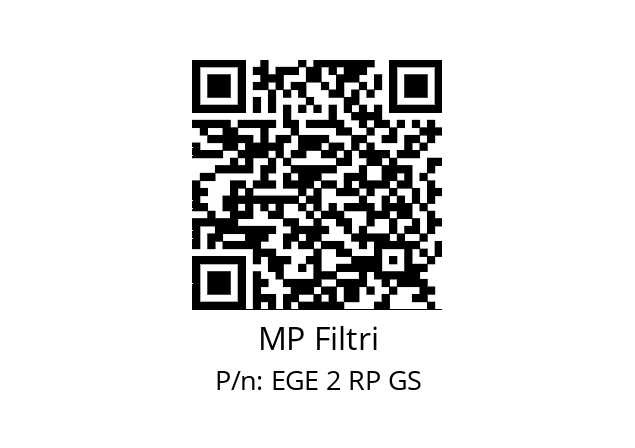   MP Filtri EGE 2 RP GS