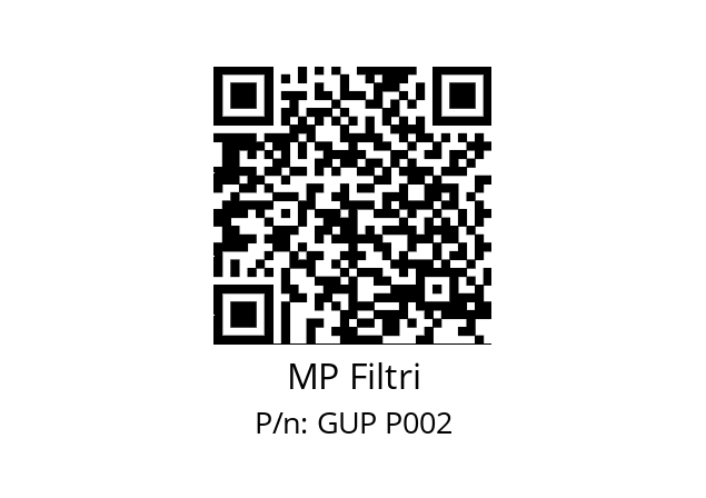   MP Filtri GUP P002