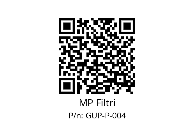   MP Filtri GUP-P-004