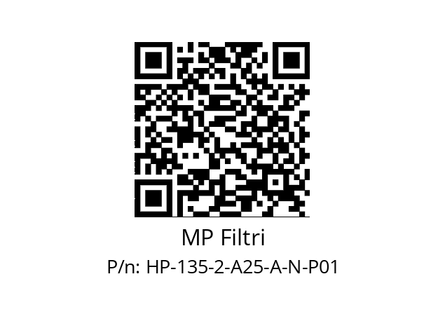   MP Filtri HP-135-2-A25-A-N-P01