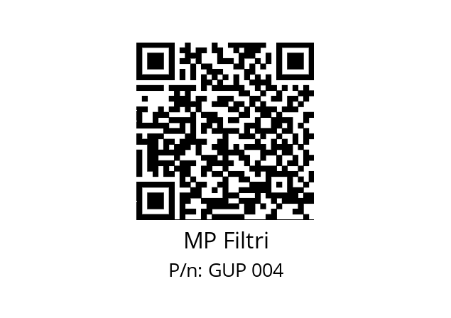   MP Filtri GUP 004