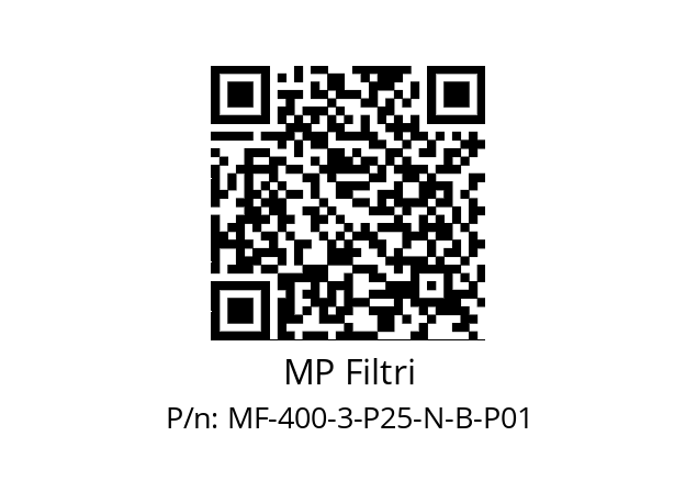   MP Filtri MF-400-3-P25-N-B-P01