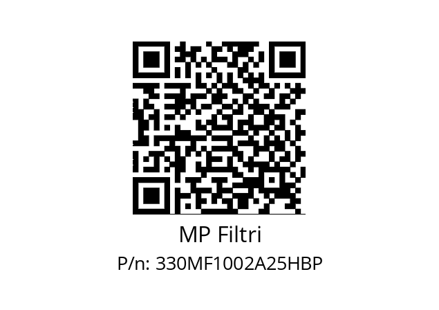   MP Filtri 330MF1002A25HBP