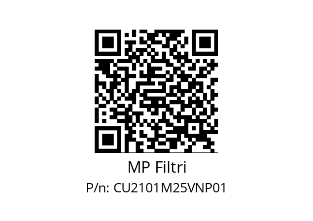   MP Filtri CU2101M25VNP01