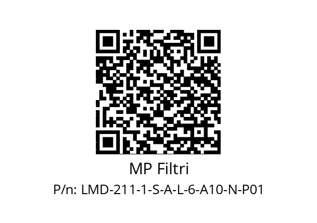   MP Filtri LMD-211-1-S-A-L-6-A10-N-P01