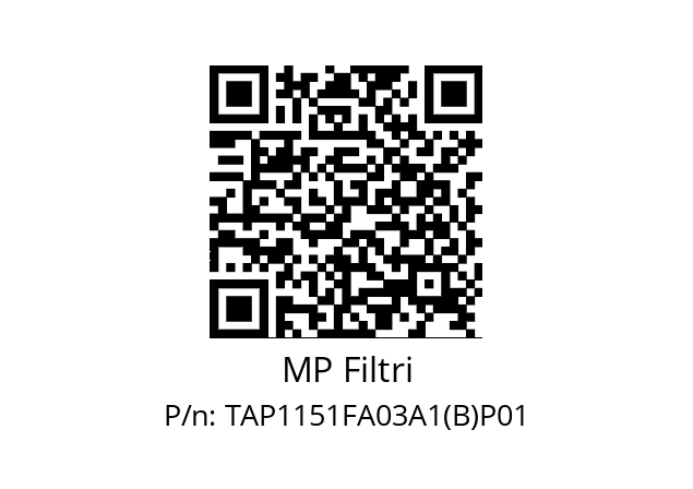   MP Filtri TAP1151FA03A1(B)P01