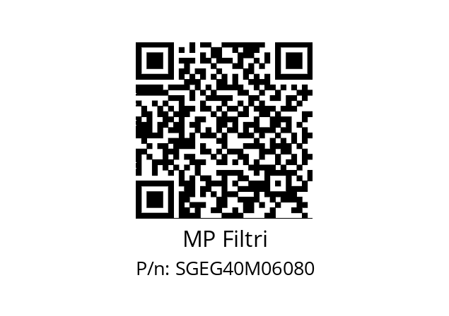   MP Filtri SGEG40M06080