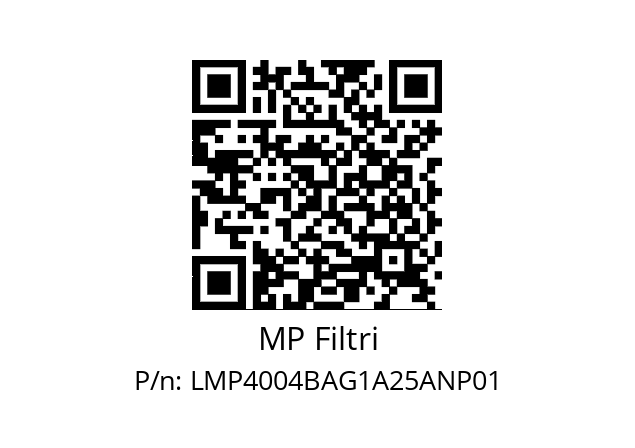   MP Filtri LMP4004BAG1A25ANP01