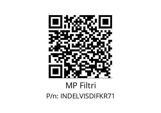   MP Filtri INDELVISDIFKR71