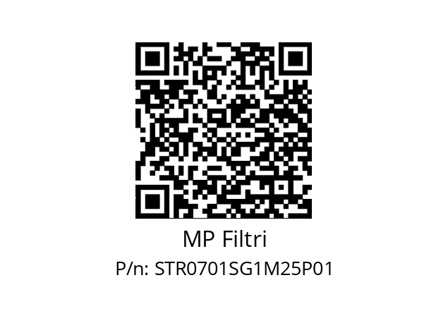  STR-070-1-S-G1-M25-P01 MP Filtri STR0701SG1M25P01