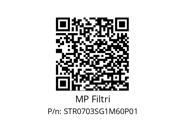  STR-070-3-S-G1-M60-P01 MP Filtri STR0703SG1M60P01